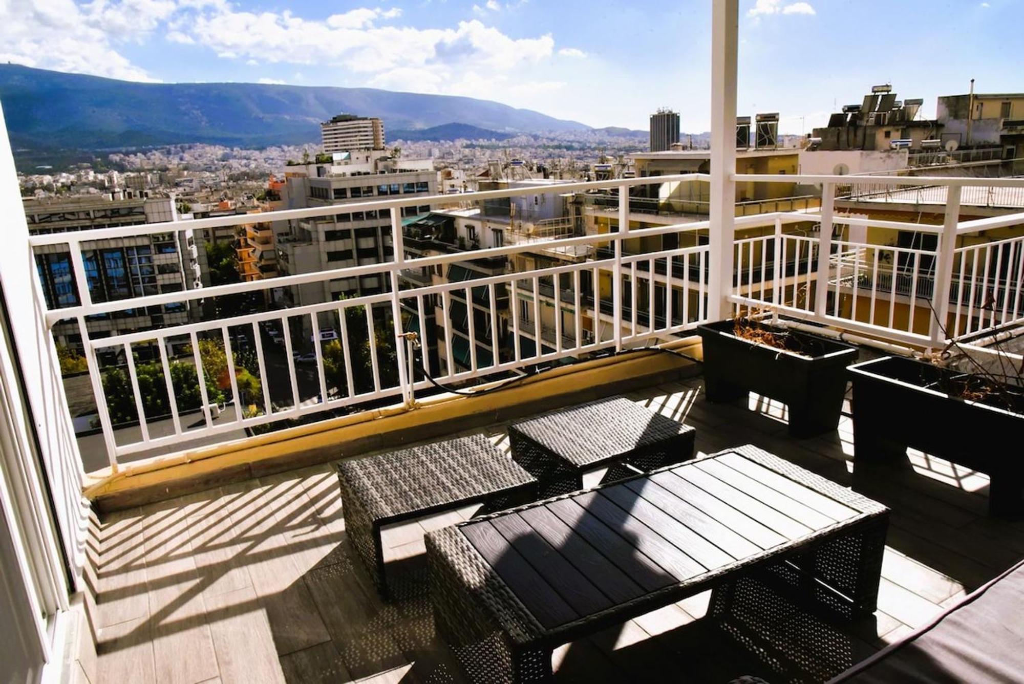 Tiny Rooftop Apartment Atenas Exterior foto