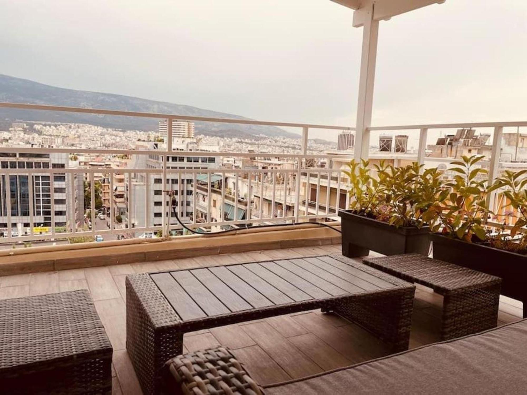 Tiny Rooftop Apartment Atenas Exterior foto